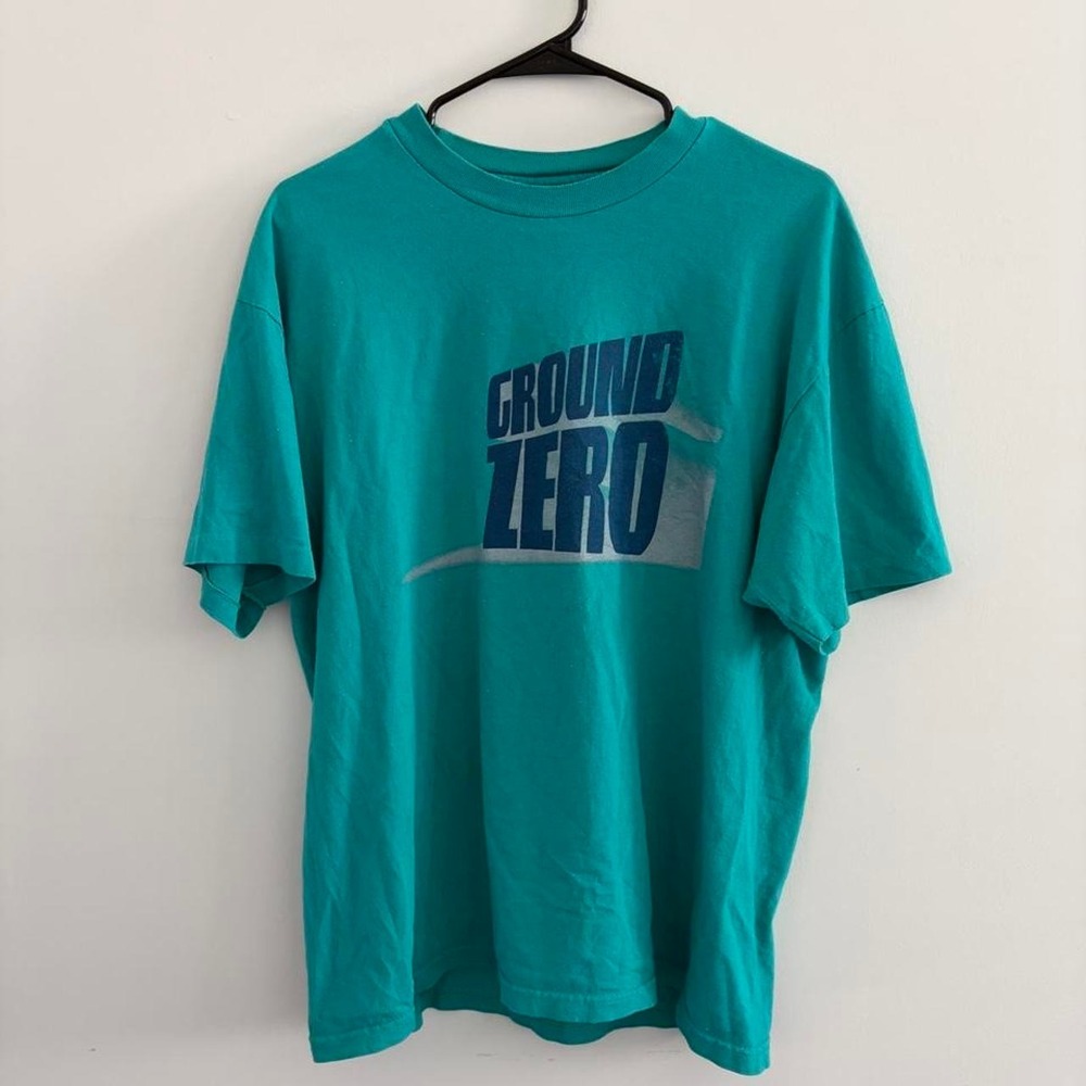 VTG Ground Zero skateboarding graphic tee Size L